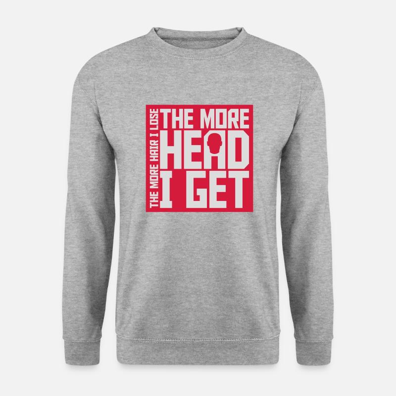 J’ai plus de tête - Sweat-shirt Unisexe - gris chiné