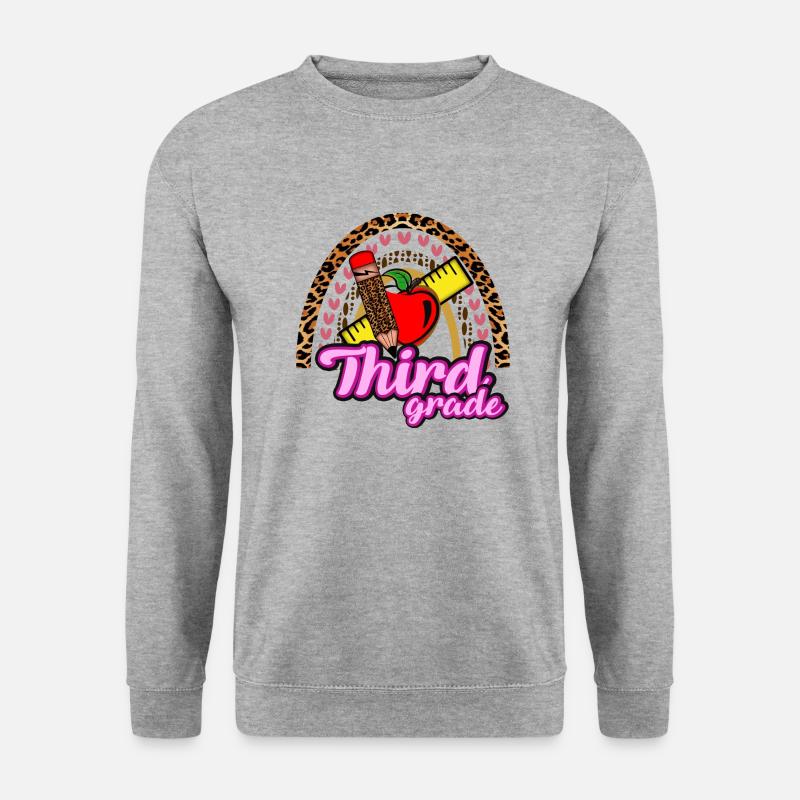 Third Grade Teach - Unisex Sweatshirt - salt & pepper