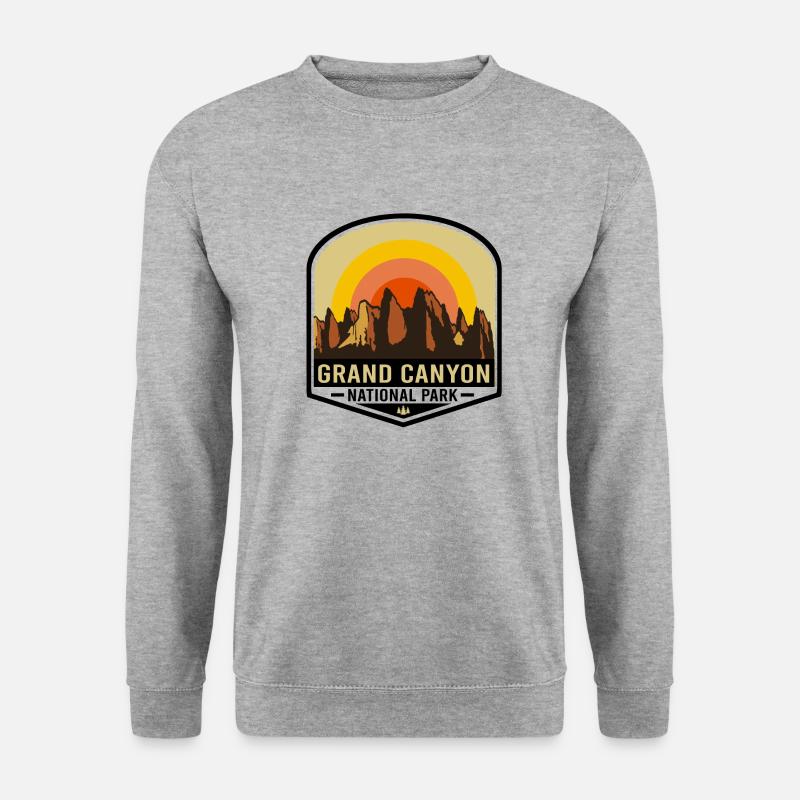 Grand Canyon Nationalpark - Unisex Pullover - Weißgrau meliert