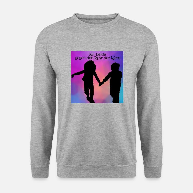 Starke Kids - Unisex Pullover - Weißgrau meliert