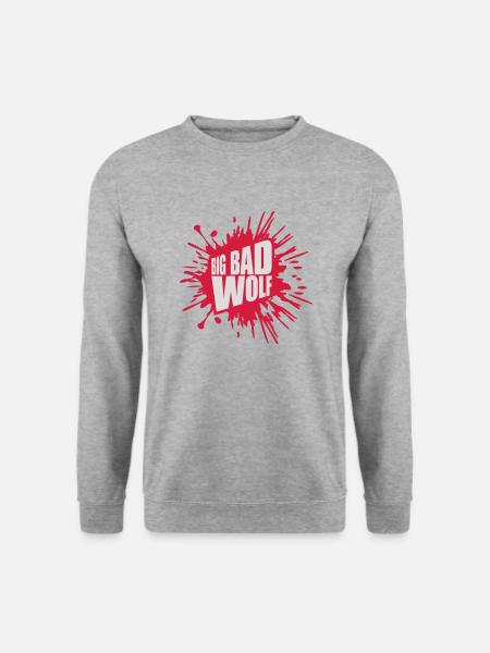 big bad wolf quote - Unisex Sweatshirt - salt & pepper