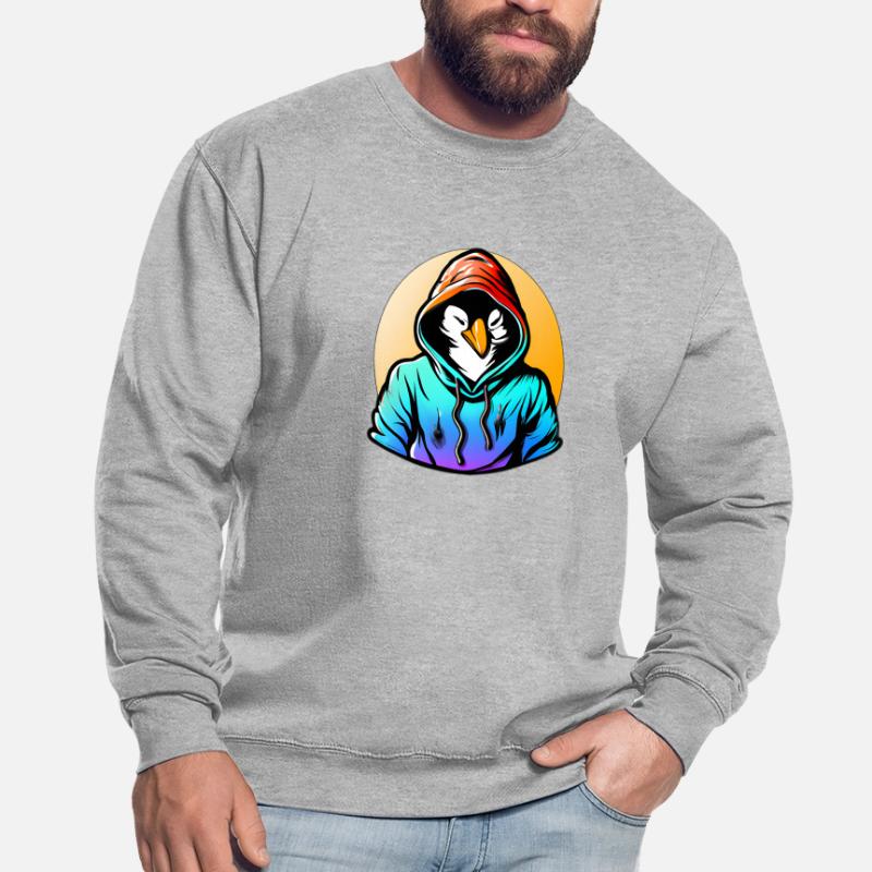 Pinguin mit Pullover Unisex Pullover