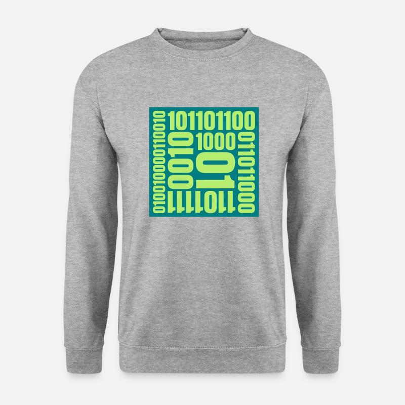 Binary Code Program Language - Unisex Sweatshirt - salt & pepper