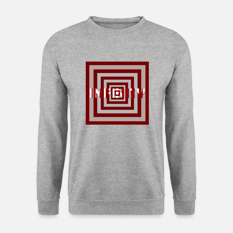 INFINITY - Unisex Pullover - Weißgrau meliert