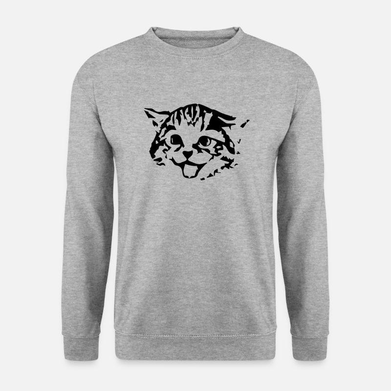 Hund Dog - Unisex Pullover - Weißgrau meliert