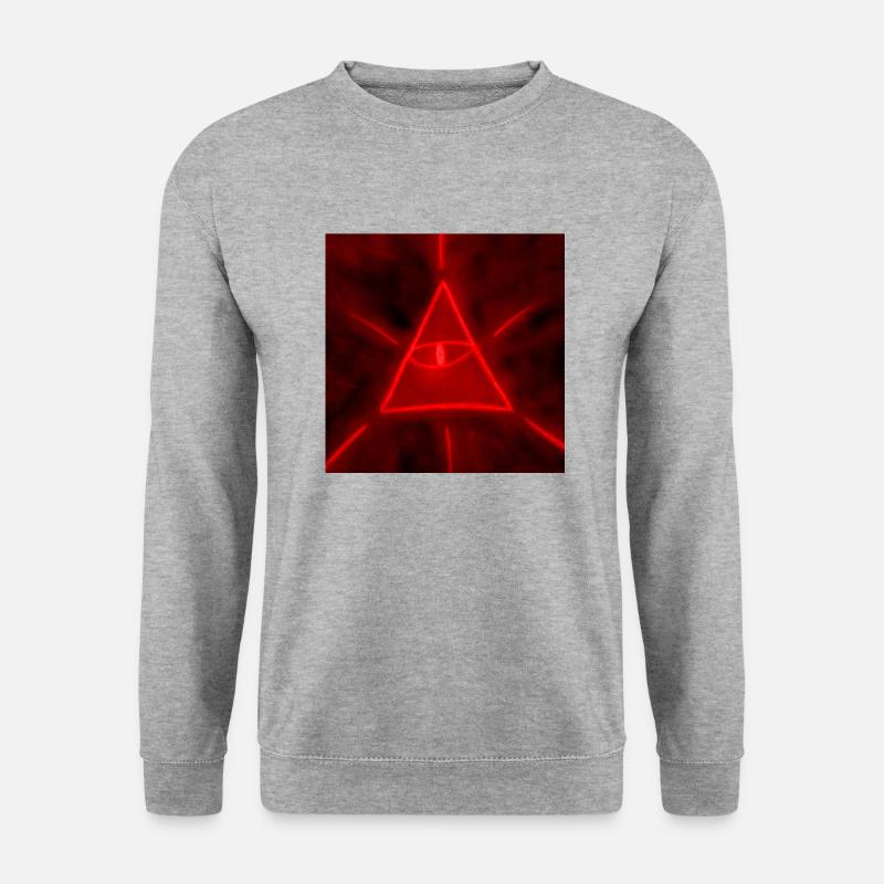 HÖCHSTER ROTER SEIN - Unisex Pullover - Weißgrau meliert