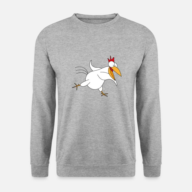 Jockel de Gockel - Unisex Pullover - Weißgrau meliert