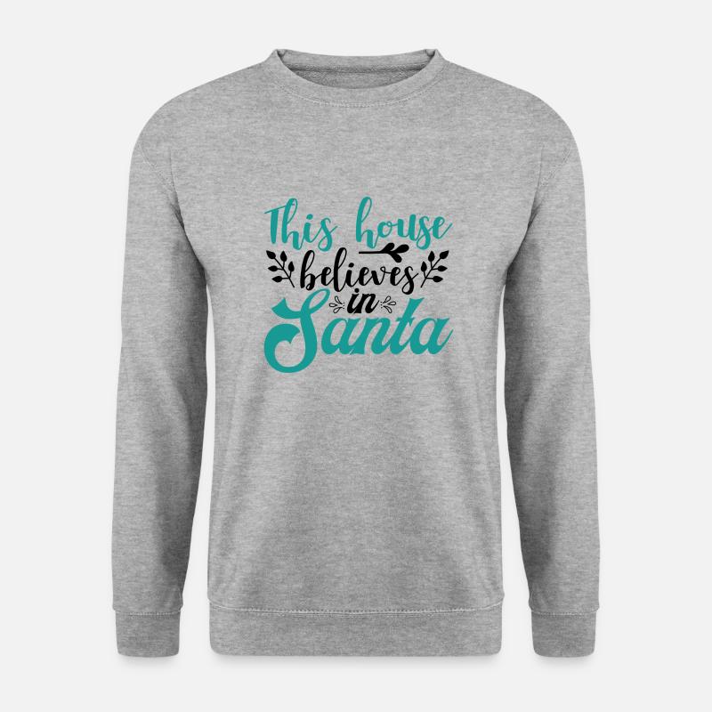 Dieses Haus - Unisex Pullover - Weißgrau meliert
