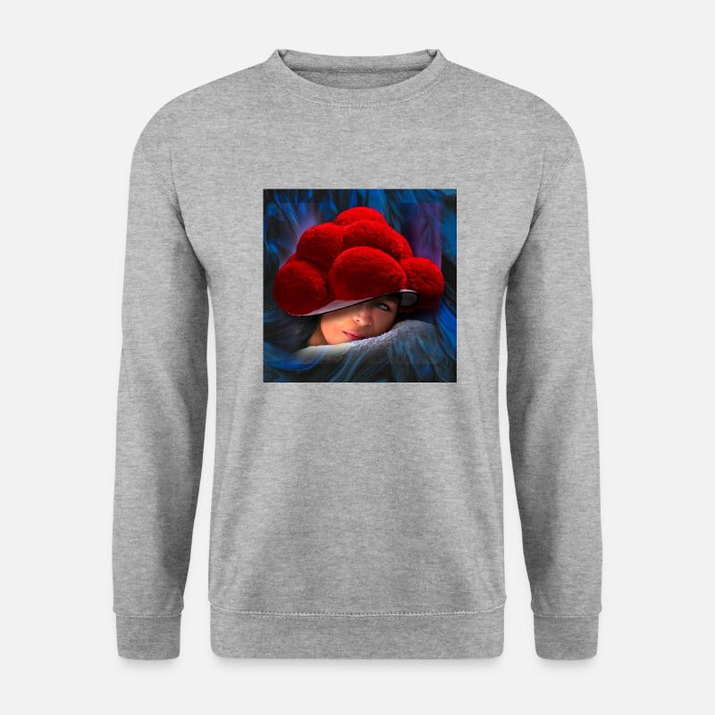 Schwarzwaldmädel 7.0 - Unisex Pullover - Weißgrau meliert