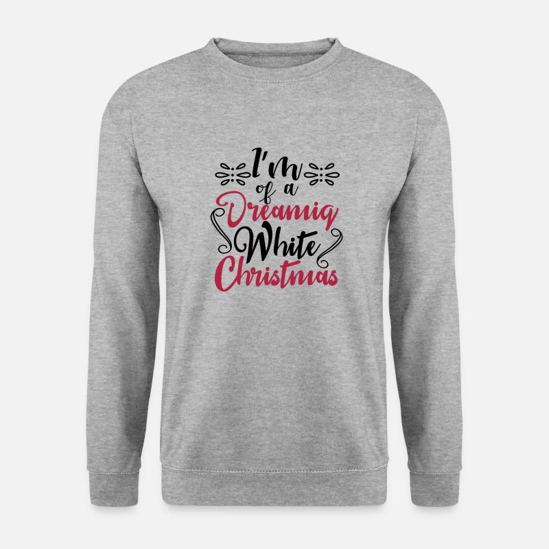 Ich bin von einem - Unisex Pullover - Weißgrau meliert