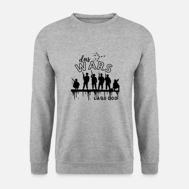 Abrüstung Bundesheer - Unisex Pullover - Weißgrau meliert