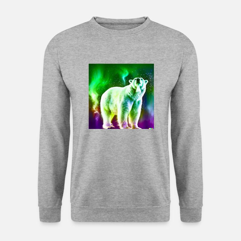 Frostige Fella - Unisex Pullover - Weißgrau meliert