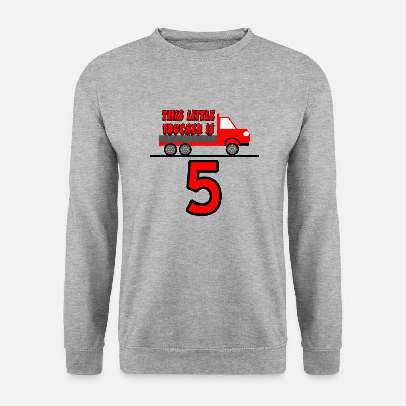 Truck - Unisex Pullover - Weißgrau meliert