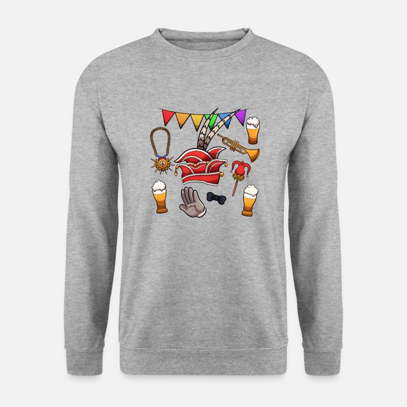 Dutch Carnival Elements - Unisex Sweatshirt - salt & pepper