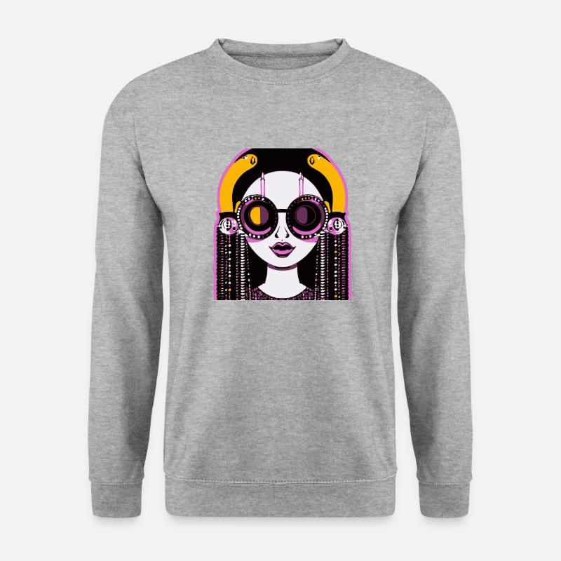 Musik Mädchen - Unisex Pullover - Weißgrau meliert