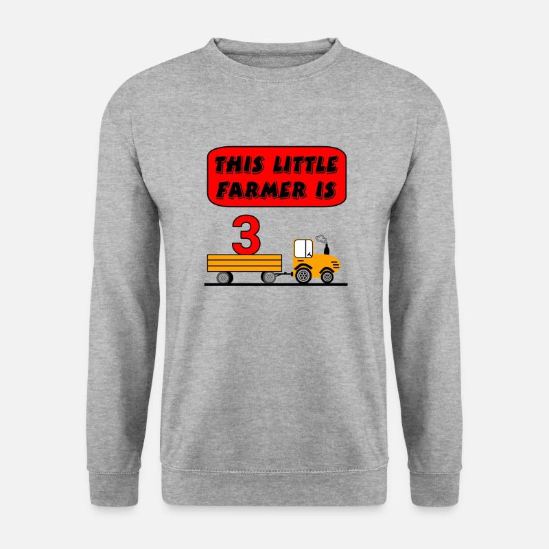 Bauer - Unisex Pullover - Weißgrau meliert