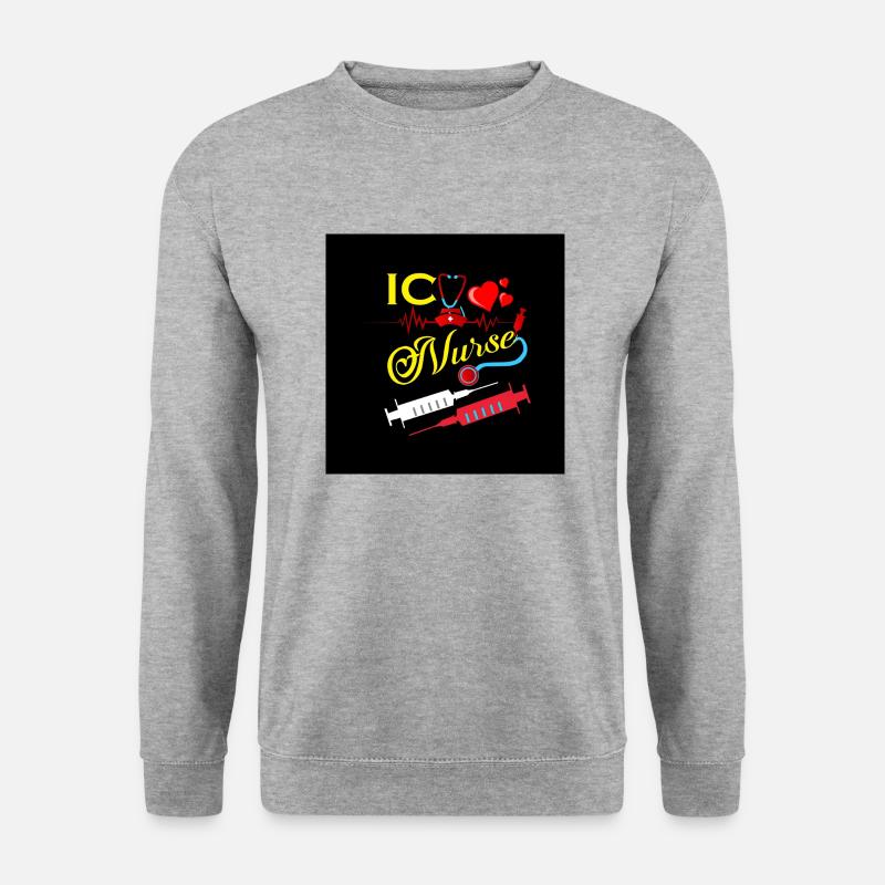 Conception de l’injection infirmière - Sweat-shirt Unisexe - gris chiné