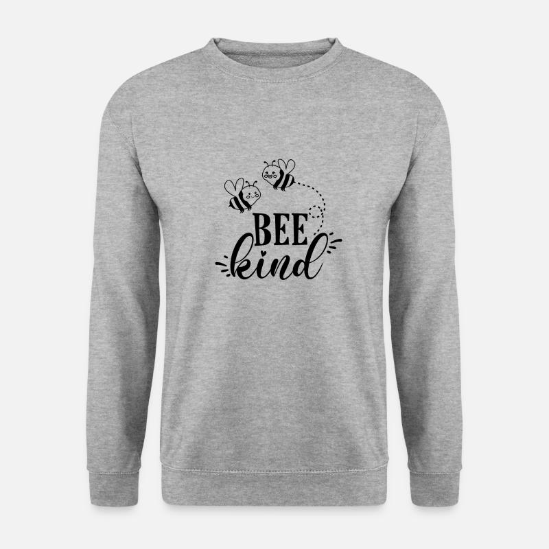 Bienenart - Unisex Pullover - Weißgrau meliert