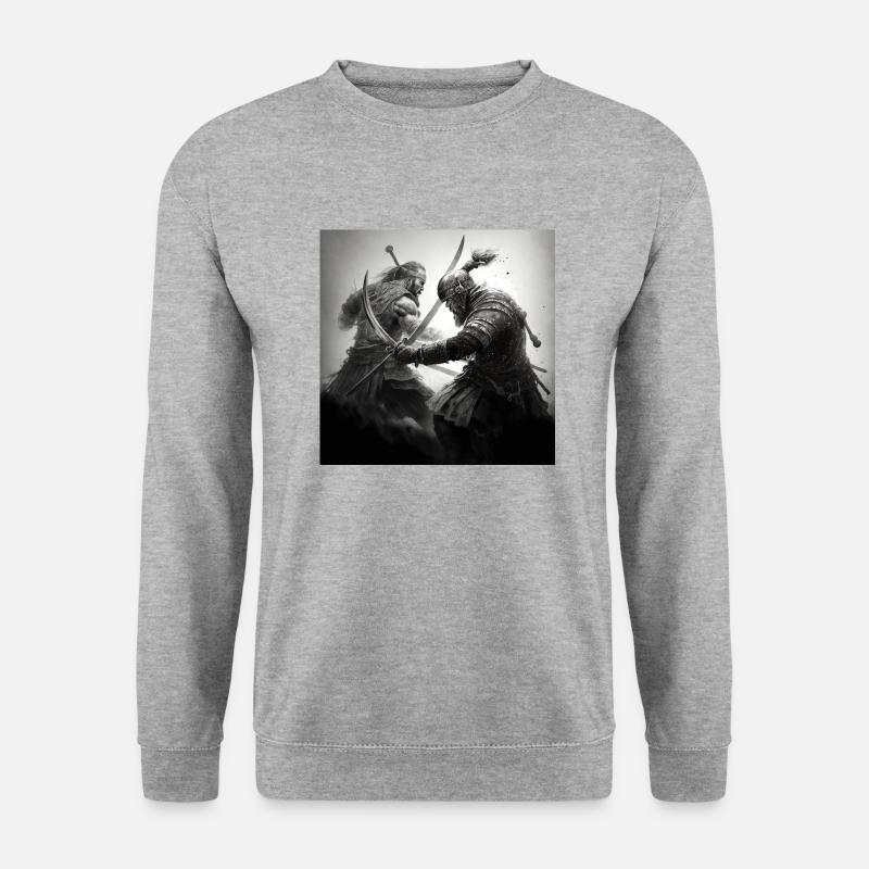 Samurai Vs Vikings - Unisex Sweatshirt - salt & pepper