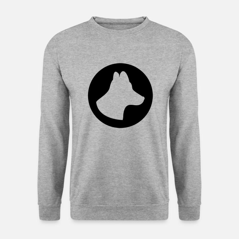 DOG CAT PET - Unisex Pullover - Weißgrau meliert