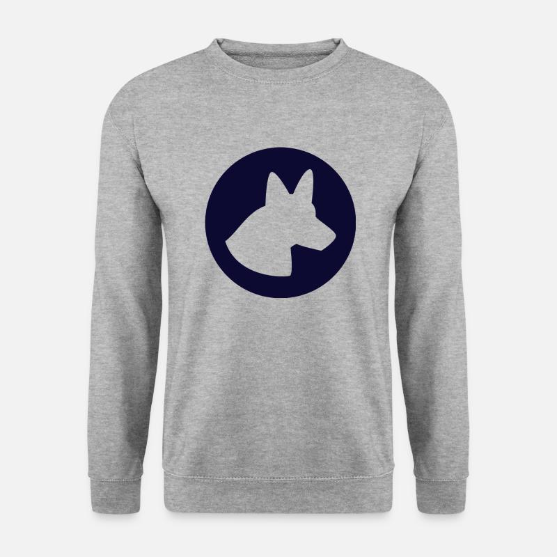 DOG CAT PET - Unisex Pullover - Weißgrau meliert