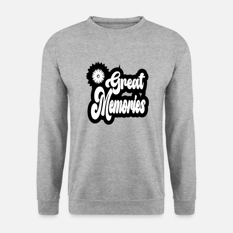 Great Memories - Unisex Pullover - Weißgrau meliert