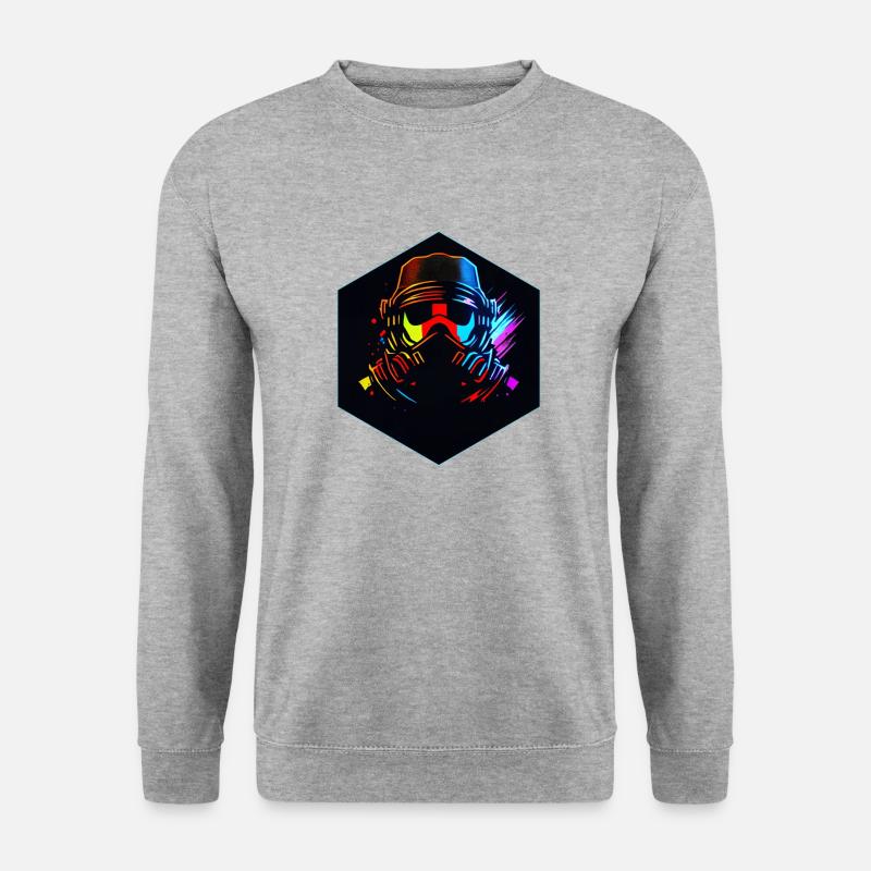 Trooper - Unisex Pullover - Weißgrau meliert