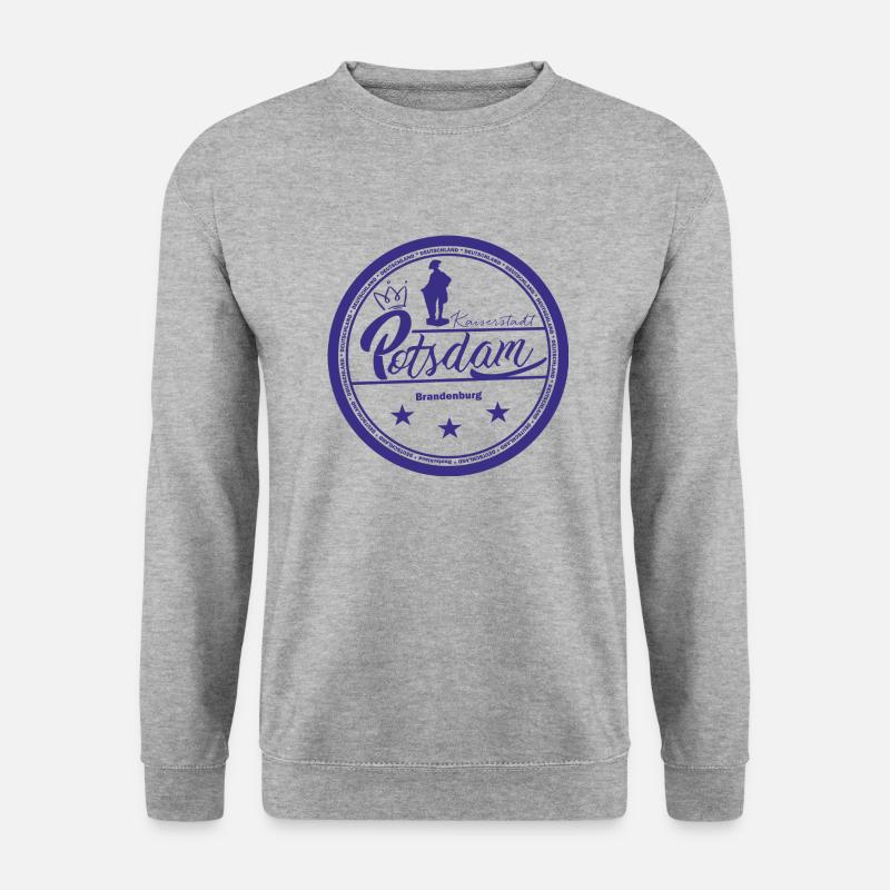 Potsdamer Kreis - Unisex Pullover - Weißgrau meliert