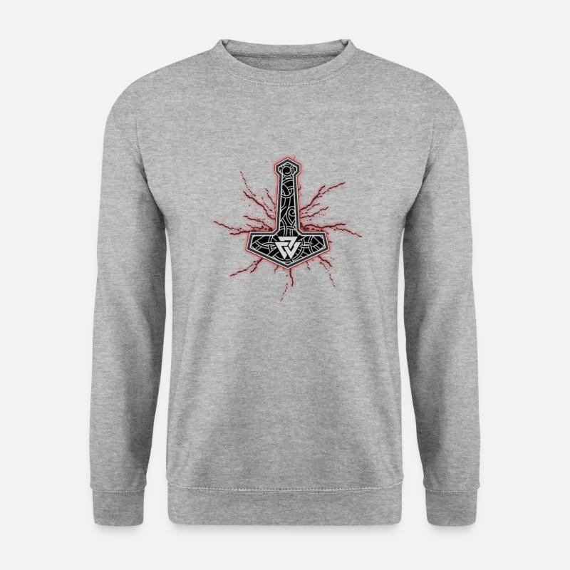Mjölnir - Unisex Pullover - Weißgrau meliert