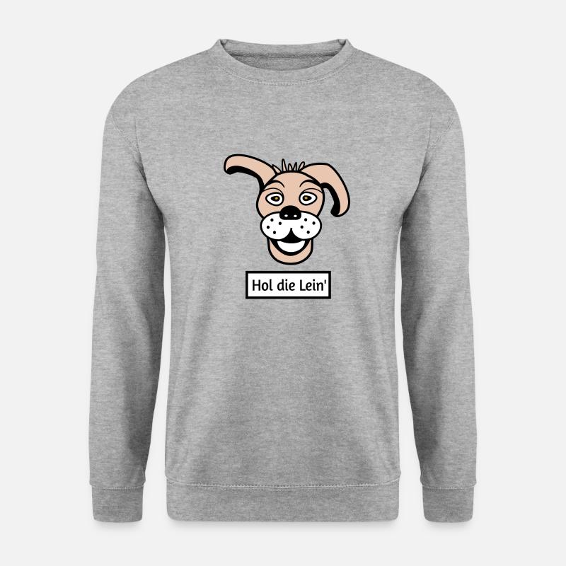 Hol de line - Unisex Pullover - Weißgrau meliert