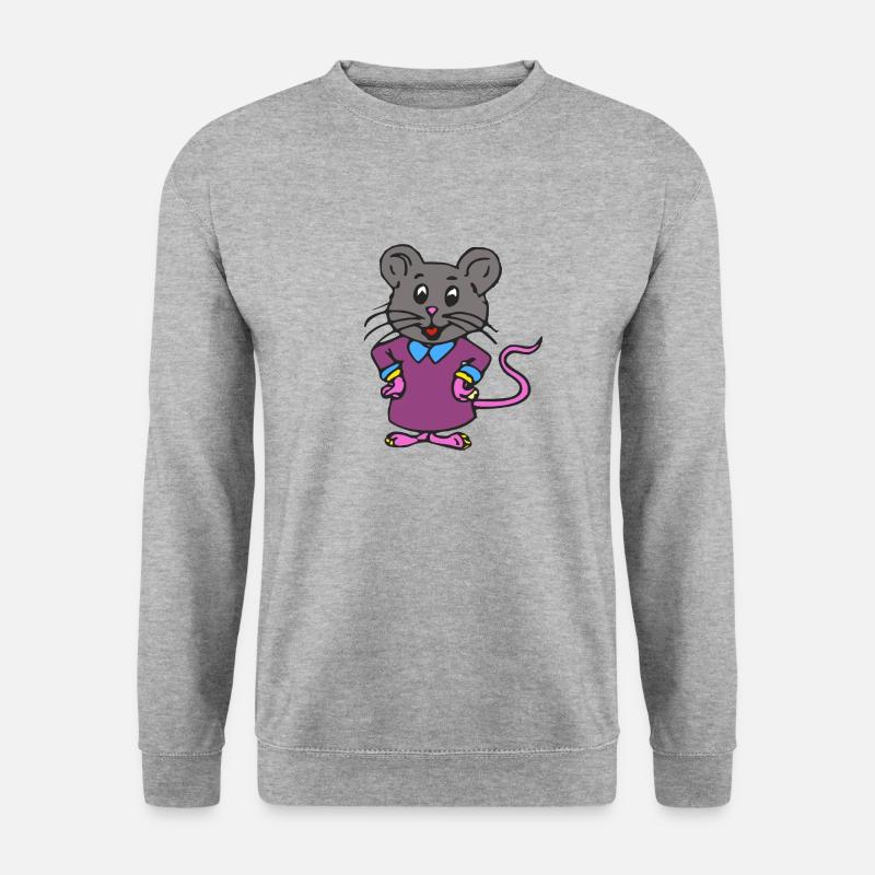 Mili die - Unisex Pullover - Weißgrau meliert