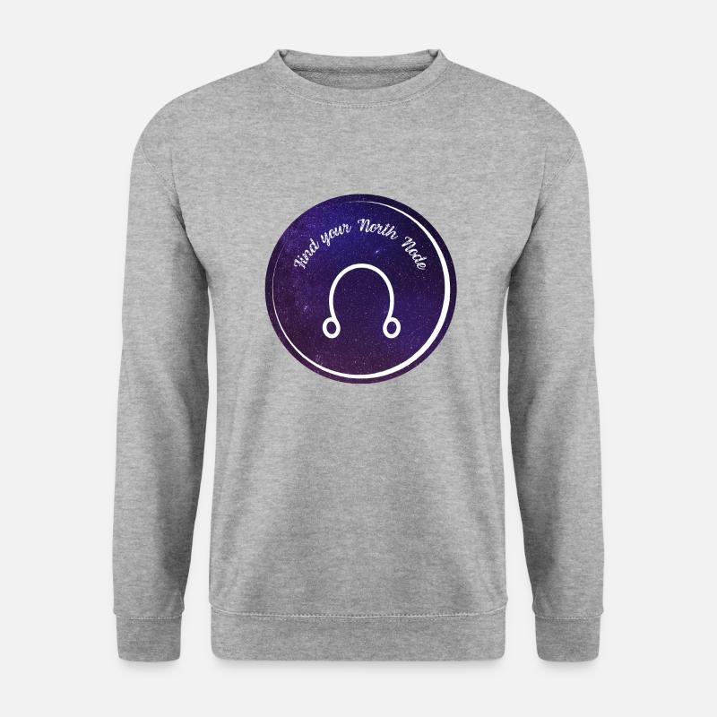 Nordknoten - Unisex Pullover - Weißgrau meliert