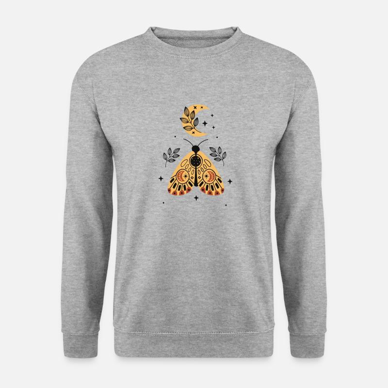Mystisch Magie 02 - Du bist - pos - ot - Unisex Pullover - Weißgrau meliert
