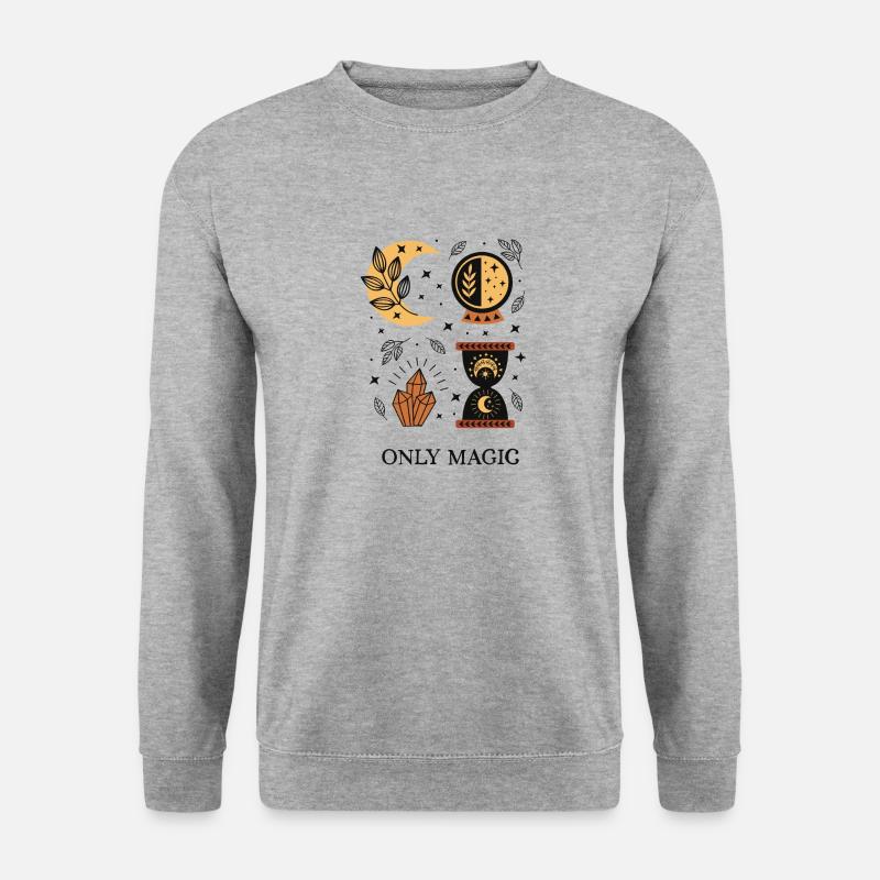 Mystical Magic 05 - Only Magic - pos - wt - Sweat-shirt Unisexe - gris chiné