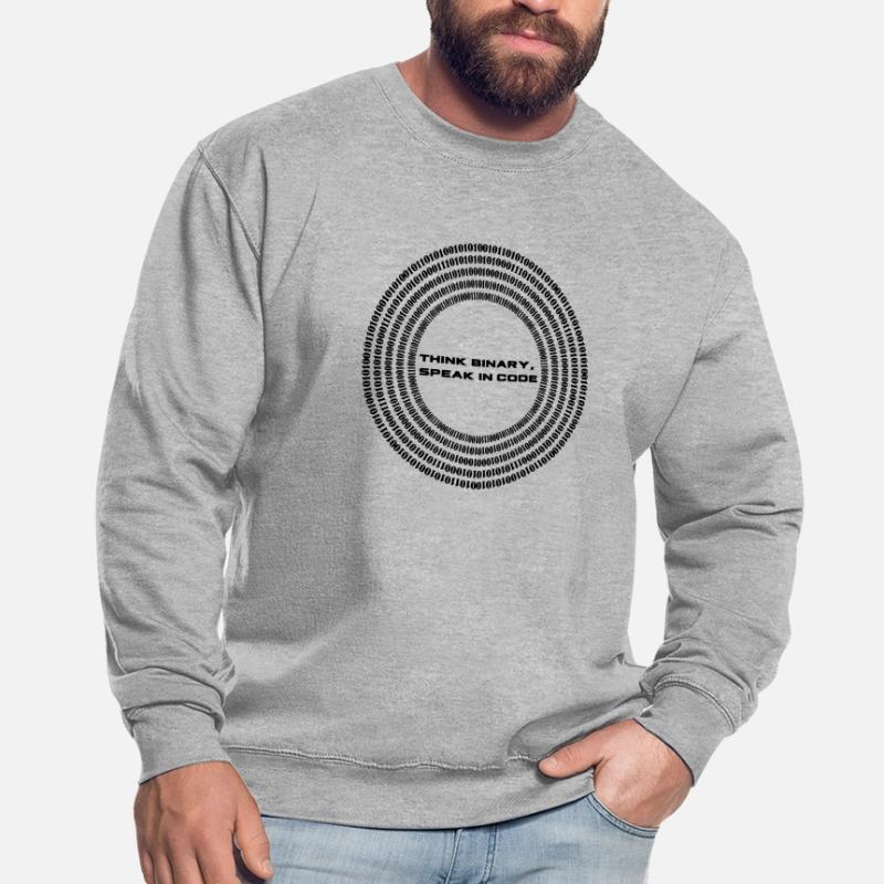 Think binary - speak in code Unisex Pullover