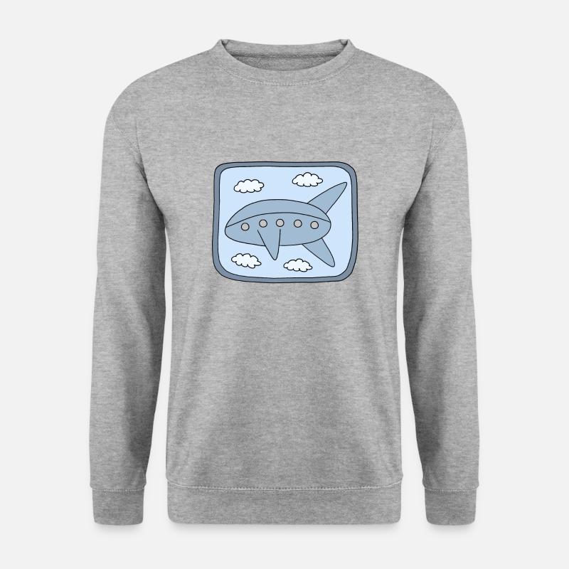 Conception du dirigeable - Sweat-shirt Unisexe - gris chiné