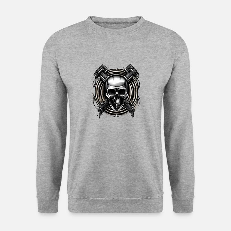 Wikinger Nord - Unisex Pullover - Weißgrau meliert