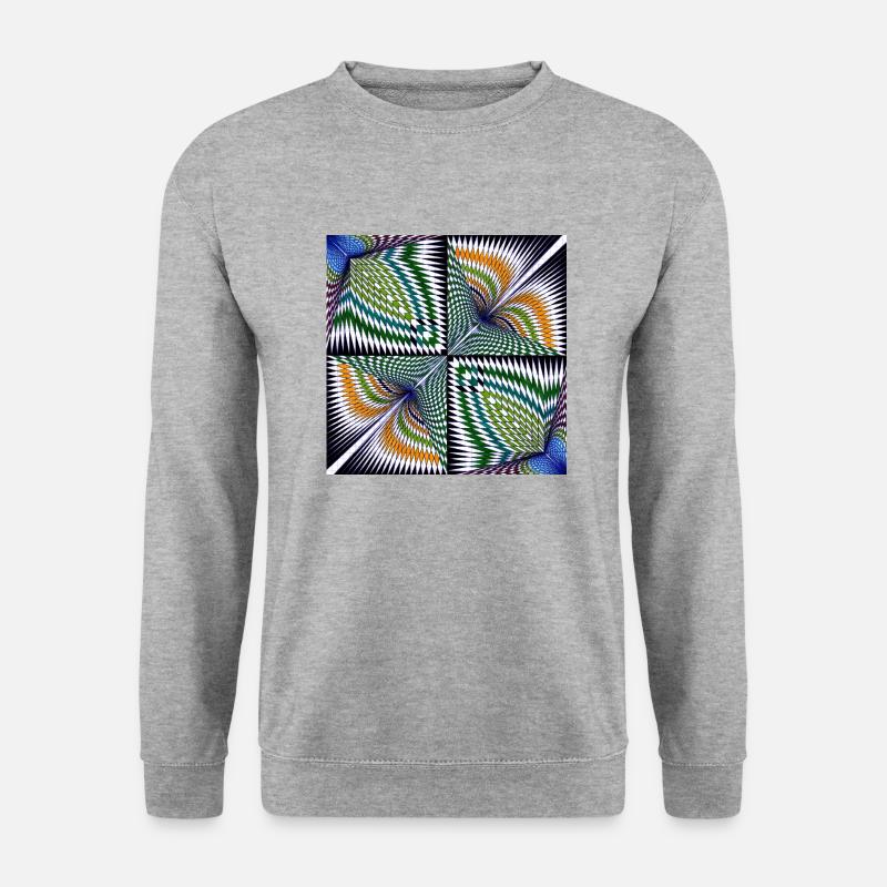 LMNArt - Unisex Pullover - Weißgrau meliert