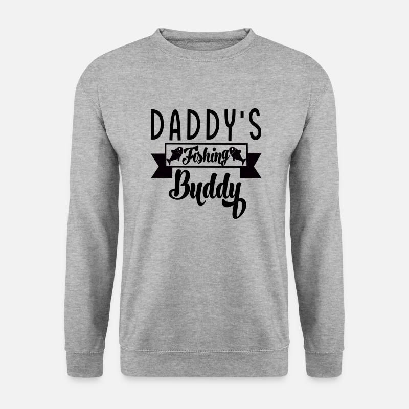 Copain de pêche de papa - Sweat-shirt Unisexe - gris chiné