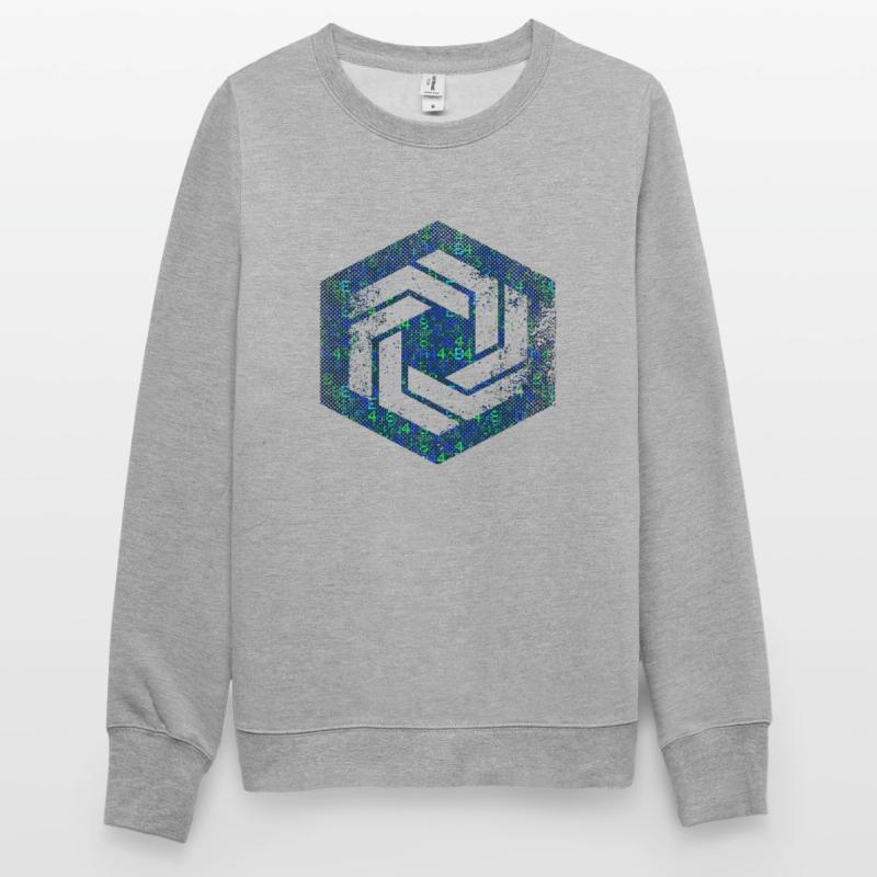 Hexagon-Programmierung Programmierer Codierung geometrisch Unisex Pullover