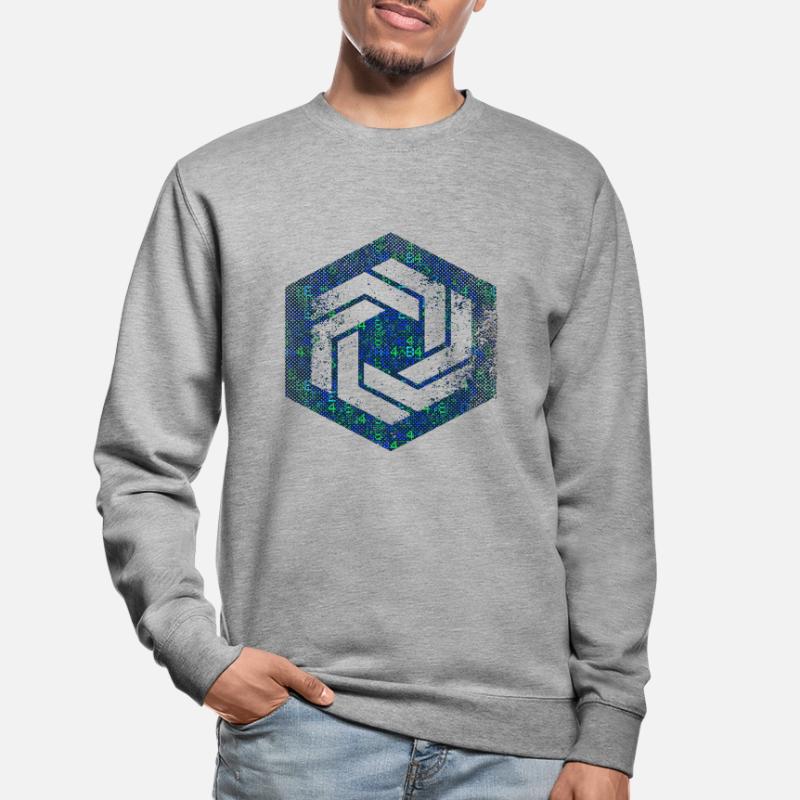 Hexagon-Programmierung Programmierer Codierung geometrisch Unisex Pullover