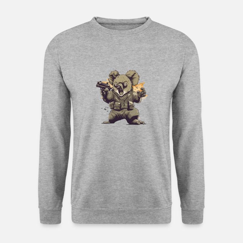 Operation Eukalyptus - Unisex Pullover - Weißgrau meliert