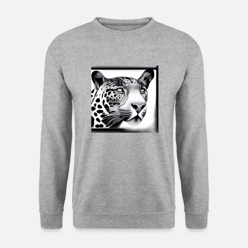 Jaguar - Unisex Pullover - Weißgrau meliert