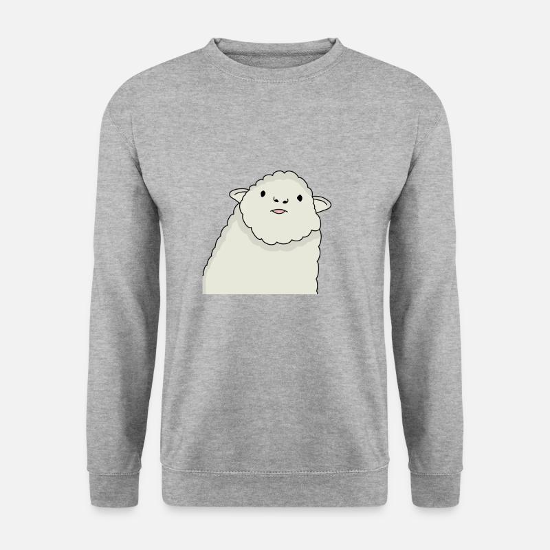 Blaaa sheep - Unisex Pullover - Weißgrau meliert