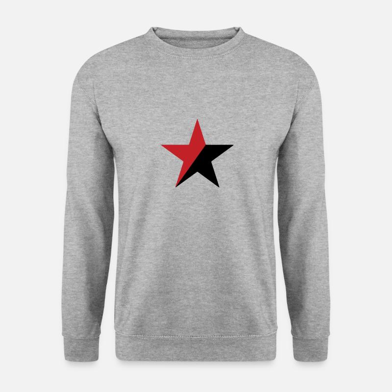 Anarchie - Unisex Pullover - Weißgrau meliert