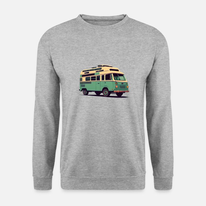 Dein Camper Liebling - Unisex Pullover - Weißgrau meliert
