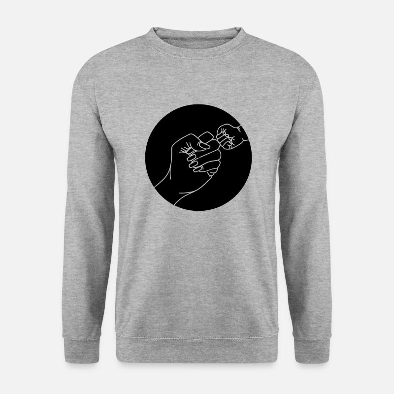 Mom - Unisex Pullover - Weißgrau meliert