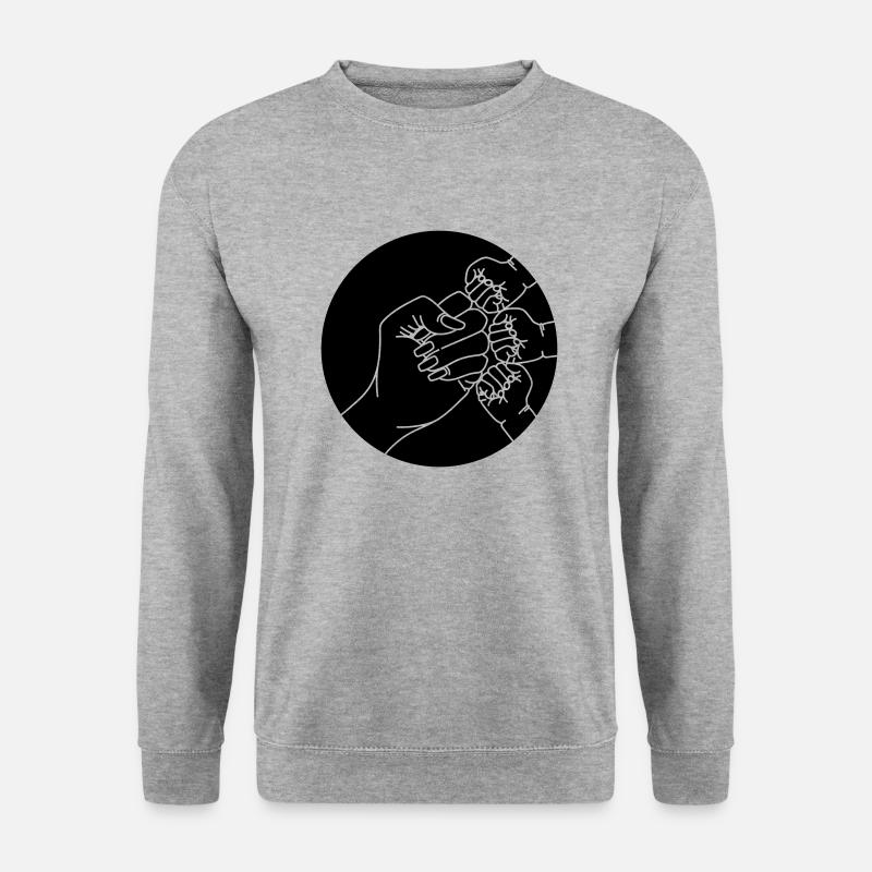 Mom - Unisex Pullover - Weißgrau meliert