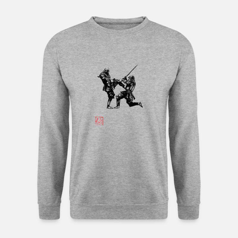 Samurai Fight - Unisex Sweatshirt - salt & pepper