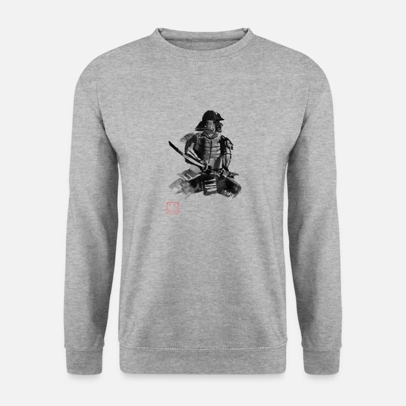 Samurai in Armor - Unisex Sweatshirt - salt & pepper